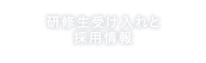 研修生の受け入れと採用情報